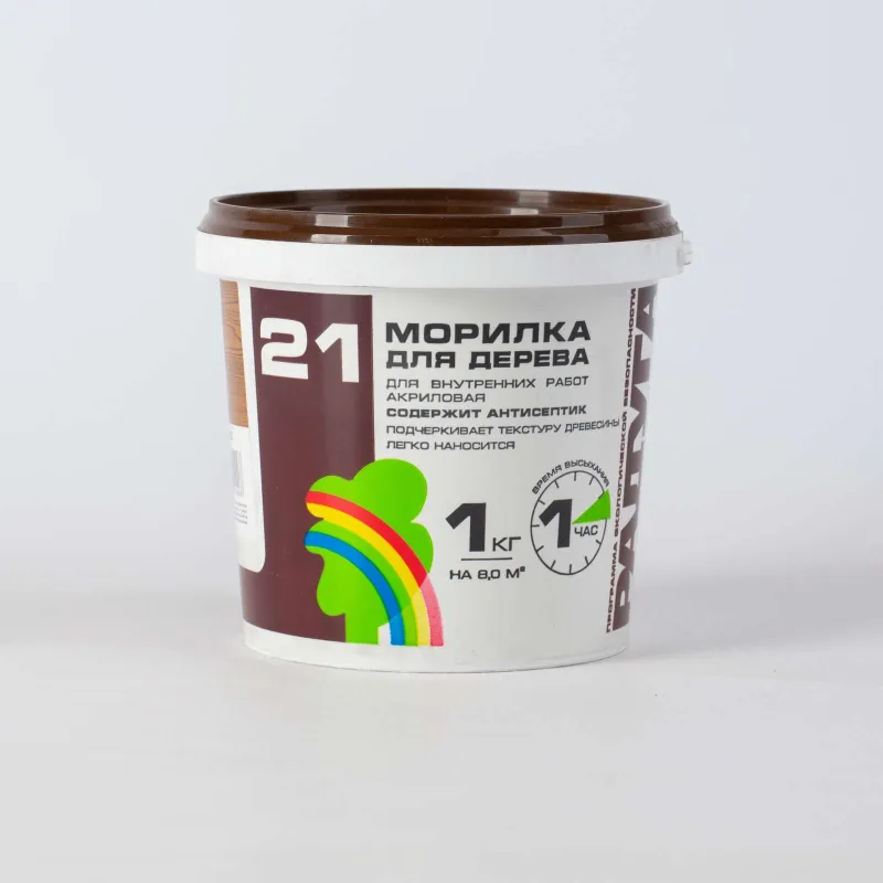 Морилка акриловая Радуга 21 Сосна, 1кг_1