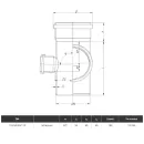 Крестовина-пятерник канализационная 110х110х50х50мм 87° Ostendorf_5