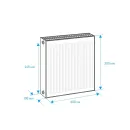 Радиатор стальной панельный 300х600мм Royal Thermo Ventil Compact VC22_2