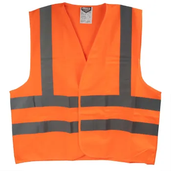 Изображение товара Жилет сигнальный Ingco флуоресцентный XL оранжевый для безопасности работы Изображение товара Жилет сигнальный Ingco флуоресцентный XL оранжевый для безопасности работы