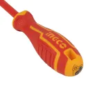 Отвёртка плоская диэлектрическая SL5,5×125мм 1000В Ingco_4