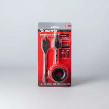 Изображение товара Набор для установки врезных замков Matrix сверло 22 мм пила 48 мм Изображение товара Набор для установки врезных замков Matrix сверло 22 мм пила 48 мм