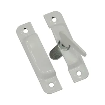 Изображение товара Завертка форточная ЗФ-2 белая для фиксации оконных форточек Изображение товара Завертка форточная ЗФ-2 белая для фиксации оконных форточек