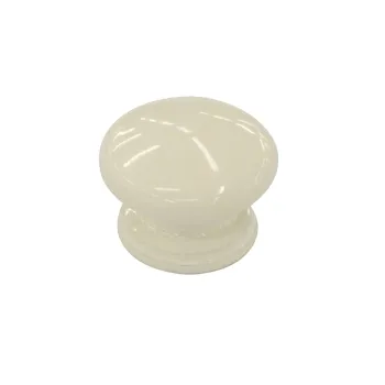 Изображение товара Ручка-кнопка мебельная большая, белая Изображение товара Ручка-кнопка мебельная большая, белая