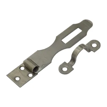 Изображение товара Накладка дверная с ушком под навесной замок, 180мм Изображение товара Накладка дверная с ушком под навесной замок, 180мм