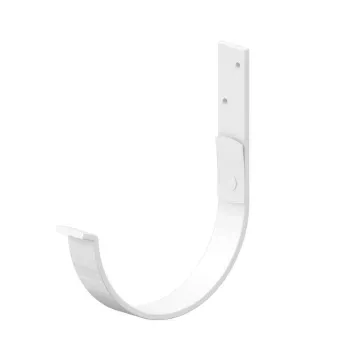 Изображение товара Держатель желоба карнизный GS lite D125x132 белый для защиты и фиксации желобов Изображение товара Держатель желоба карнизный GS lite D125x132 белый для защиты и фиксации желобов