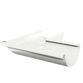 Угол желоба наружный GS lite D 125 белый 90°