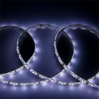 Изображение товара Светодиодная лента JazzWay 12V 12Вт/м 6500К IP20 5м холодный белый Изображение товара Светодиодная лента JazzWay 12V 12Вт/м 6500К IP20 5м холодный белый