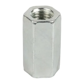 Изображение товара Гайка соединительная М16 DIN 6334 2 шт - оцинкованная сталь надежное крепление Изображение товара Гайка соединительная М16 DIN 6334 2 шт - оцинкованная сталь надежное крепление