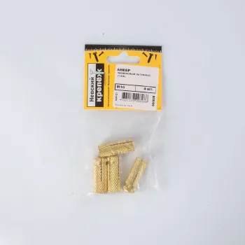 Изображение товара Латунный анкер забивной М10 34 мм для бетона и кирпича, 4 шт Изображение товара Латунный анкер забивной М10 34 мм для бетона и кирпича, 4 шт