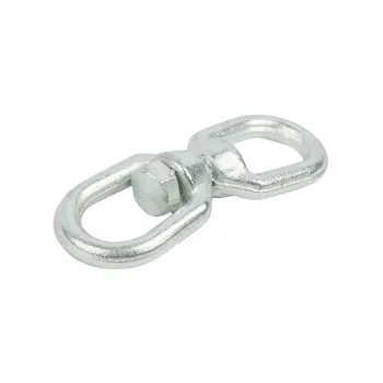 Изображение товара Вертлюг петля-петля оцинкованный 6 мм Tech-krep надежное соединение Изображение товара Вертлюг петля-петля оцинкованный 6 мм Tech-krep надежное соединение