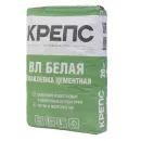 Шпаклевка цементная фасадная Крепс ВЛ белая 20 кг_1