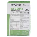 Шпаклевка цементная фасадная Крепс ВЛ белая 20 кг_4