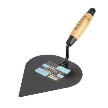 Изображение товара Кельма штукатура сердце Marta с деревянной ручкой - профессиональный инструмент Изображение товара Кельма штукатура сердце Marta с деревянной ручкой - профессиональный инструмент