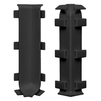 Изображение товара Угол внутренний Bonkeel ПЛ100 из ПВХ черный для внутренней отделки Изображение товара Угол внутренний Bonkeel ПЛ100 из ПВХ черный для внутренней отделки