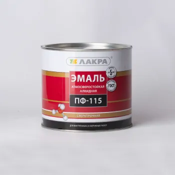 Изображение товара Эмаль ПФ-115 Лакра коричневая глянцевая 2кг для наружных и внутренних работ Изображение товара Эмаль ПФ-115 Лакра коричневая глянцевая 2кг для наружных и внутренних работ