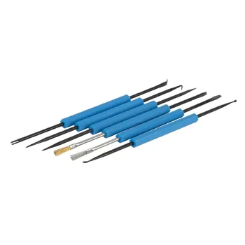 Изображение товара Набор монтажного инструмента для пайки Rexant 6 предметов Изображение товара Набор монтажного инструмента для пайки Rexant 6 предметов