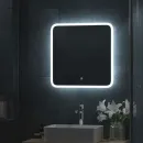 Зеркало Continent Bruno с LED подсветкой и сенсором 600x600 мм_2