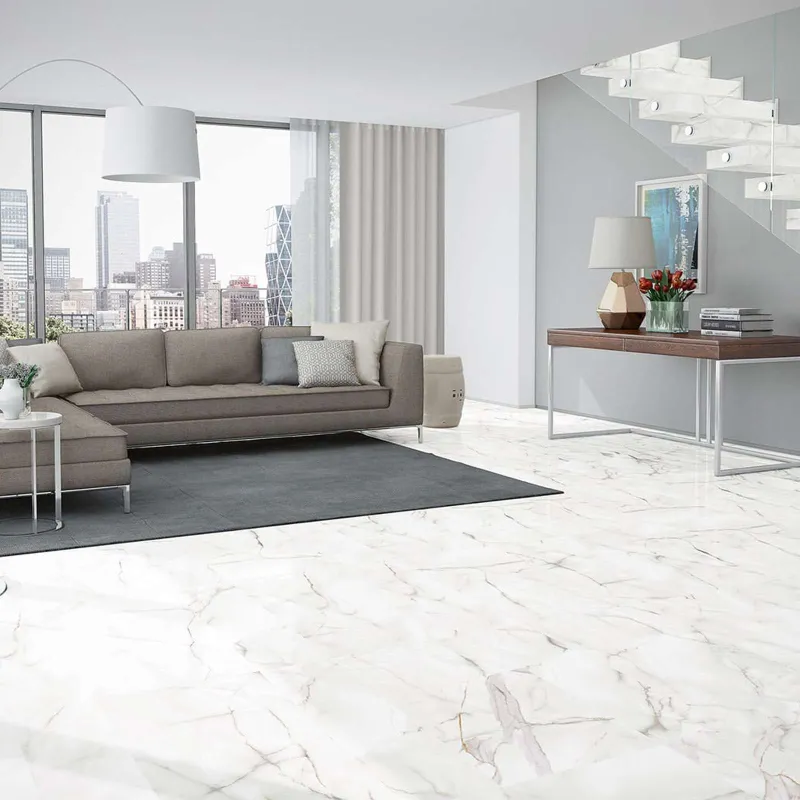 Керамогранит Zerde tile Nature Base White 600х600 мм белый_1