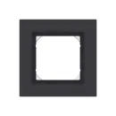 Рамка одноместная AtlasDesign карбон IP44 Systeme Electric_2