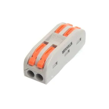 Изображение товара Клемма строительная монтажная проходная Stekker 2/2 до 4 мм² рычажок 5 шт Изображение товара Клемма строительная монтажная проходная Stekker 2/2 до 4 мм² рычажок 5 шт