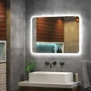 Зеркало Continent Bruno с LED подсветкой и сенсором 800x600 мм_1