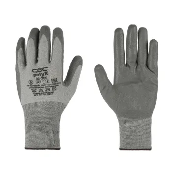 Изображение товара Перчатки трикотажные с полиуретановым покрытием для надежной защиты рук Изображение товара Перчатки трикотажные с полиуретановым покрытием для надежной защиты рук