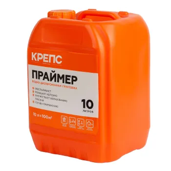 Изображение товара Грунтовка Крепс Праймер полимерная 10 л для внутренних и наружных работ Изображение товара Грунтовка Крепс Праймер полимерная 10 л для внутренних и наружных работ
