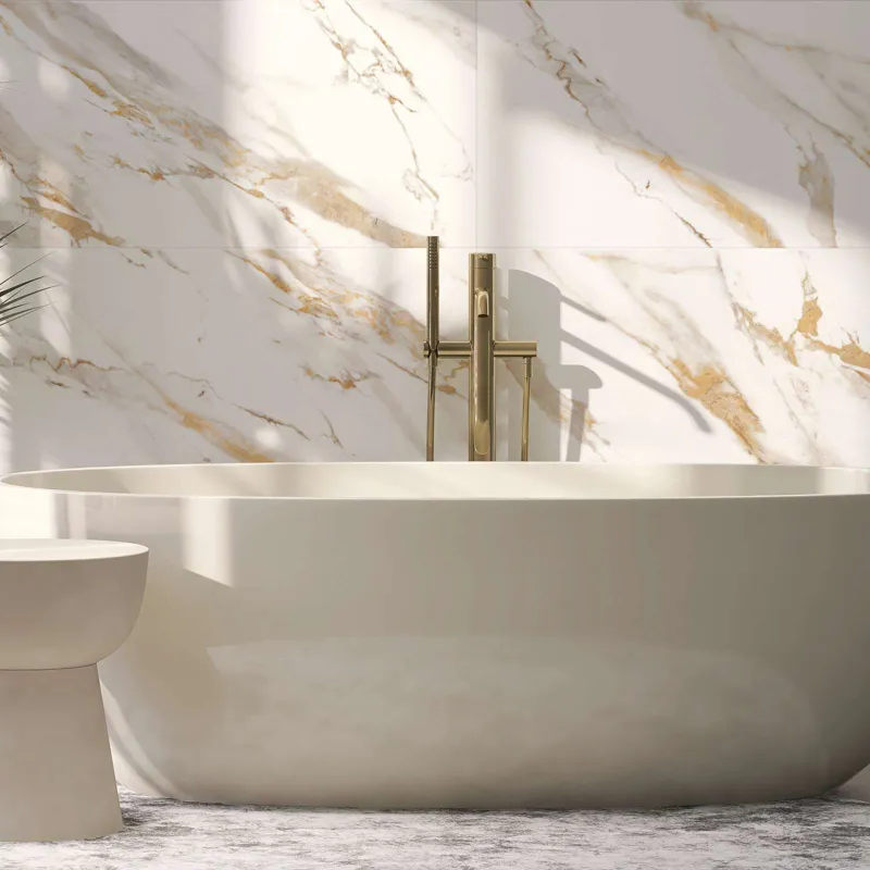 Керамогранит Global Tile Calacatta Royal 600х1200 мм белый_1