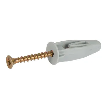 Изображение товара Дюбель для гипсокартона с шурупом 8х28 мм Изображение товара Дюбель для гипсокартона с шурупом 8х28 мм