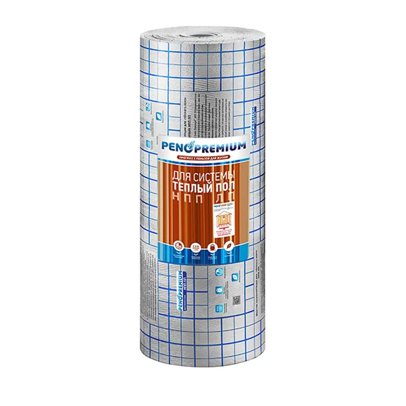 Отражающая теплоизоляция Пенотерм НПП ЛП 1,2x25x3_1