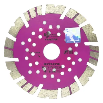 Изображение товара Диск алмазный Trio-Diamond Tractor 125 мм для бетона и камня, сегментный турбо Изображение товара Диск алмазный Trio-Diamond Tractor 125 мм для бетона и камня, сегментный турбо