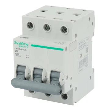 Изображение товара Автоматический выключатель трехполюсный C 10А 4.5кА City9 Systeme Electric Изображение товара Автоматический выключатель трехполюсный C 10А 4.5кА City9 Systeme Electric
