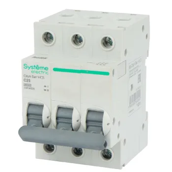 Изображение товара Автоматический выключатель C 25А 4.5кА City9 Systeme Electric Изображение товара Автоматический выключатель C 25А 4.5кА City9 Systeme Electric