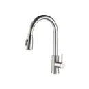 Смеситель для кухни с выдвижным изливом Haiba хром HB73304-2_1