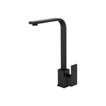 Изображение товара Смеситель для кухни Haiba HB70803-7 черный однорычажный с поворотным изливом Изображение товара Смеситель для кухни Haiba HB70803-7 черный однорычажный с поворотным изливом