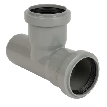 Изображение товара Тройник канализационный 50х50мм 87° Ostendorf для внутренней канализации Изображение товара Тройник канализационный 50х50мм 87° Ostendorf для внутренней канализации