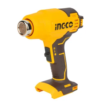 Изображение товара Аккумуляторный строительный фен Ingco Industrial HGLI2002 20В пистолетный Изображение товара Аккумуляторный строительный фен Ingco Industrial HGLI2002 20В пистолетный