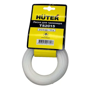 Изображение товара Леска для триммера Huter витой квадрат 2мм 15м Изображение товара Леска для триммера Huter витой квадрат 2мм 15м