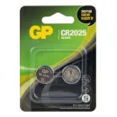 Батарейка литиевая дисковая CR2025 GP Lithium 2шт_1