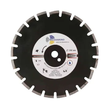 Изображение товара Алмазный диск для асфальта и бетона 350 мм Trio-Diamond Grand Asphalt Изображение товара Алмазный диск для асфальта и бетона 350 мм Trio-Diamond Grand Asphalt