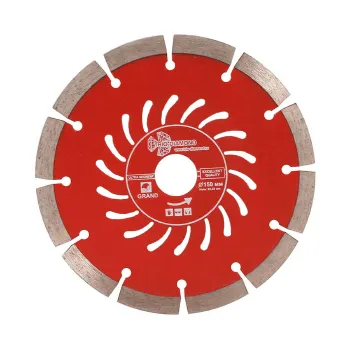 Изображение товара Алмазный диск Trio Diamond Grand Ultra Segment 150 мм для сухой резки бетона и камня Изображение товара Алмазный диск Trio Diamond Grand Ultra Segment 150 мм для сухой резки бетона и камня