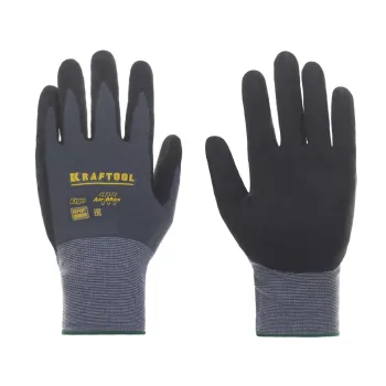 Изображение товара Перчатки нейлоновые KRAFTOOL размер ХL с нитрильным покрытием Изображение товара Перчатки нейлоновые KRAFTOOL размер ХL с нитрильным покрытием