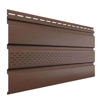 Изображение товара Софит частично перфорированный Технониколь Оптима каштан 3 м для кровли и фасада Изображение товара Софит частично перфорированный Технониколь Оптима каштан 3 м для кровли и фасада