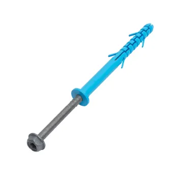 Изображение товара Фасадный нейлоновый дюбель Европартner 10х115 мм с шурупом для наружных работ Изображение товара Фасадный нейлоновый дюбель Европартner 10х115 мм с шурупом для наружных работ