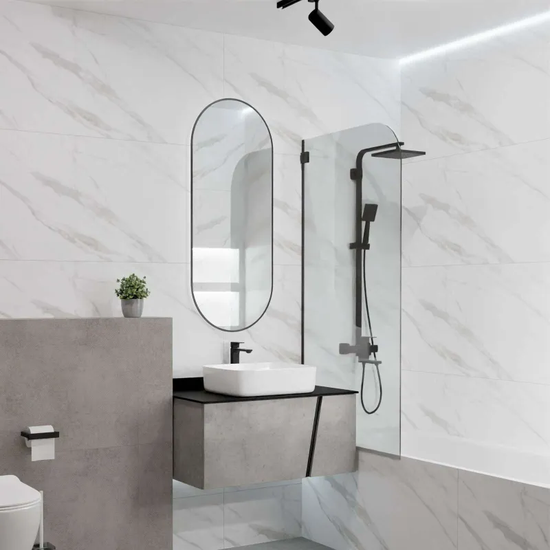 Керамогранит Steppe Ceramics Relais White 600х1200 мм белый матовый_1