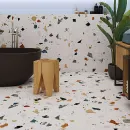 Керамогранит Steppe Ceramics Chips White 600х600 мм мультиколор_2