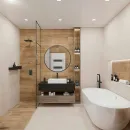 Керамогранит Global Tile Nostrum 300х600х9 мм светло-бежевый матовый_1