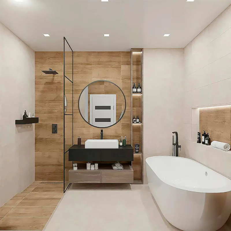 Керамогранит Global Tile Nostrum 300х600х9 мм светло-бежевый матовый_1