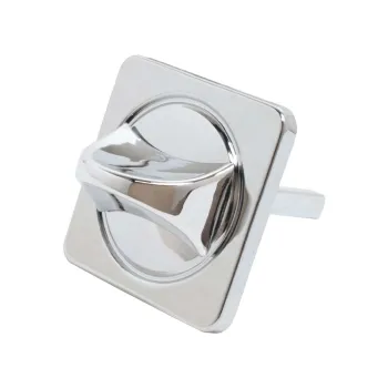 Изображение товара Поворотник дверной Булат НДФ 05.04 Атлас 8х8 мм хром для внутренней двери Изображение товара Поворотник дверной Булат НДФ 05.04 Атлас 8х8 мм хром для внутренней двери